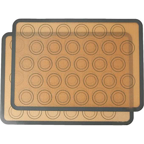 2-Pack: Silicone Nonstick Food Safe Macarons Baking Mat by DailySale