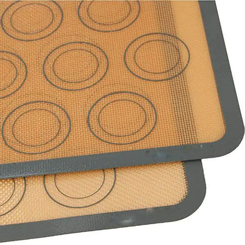2-Pack: Silicone Nonstick Food Safe Macarons Baking Mat by DailySale