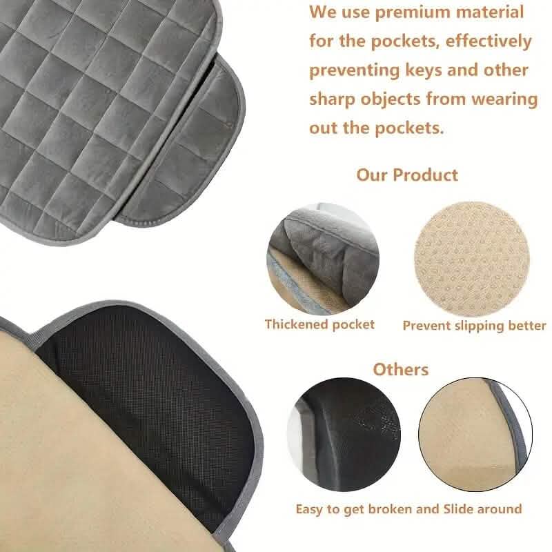 2-Pack: Simple Comfortable Car Front Cushion Non-slip Breathable Car Cushion by DailySale
