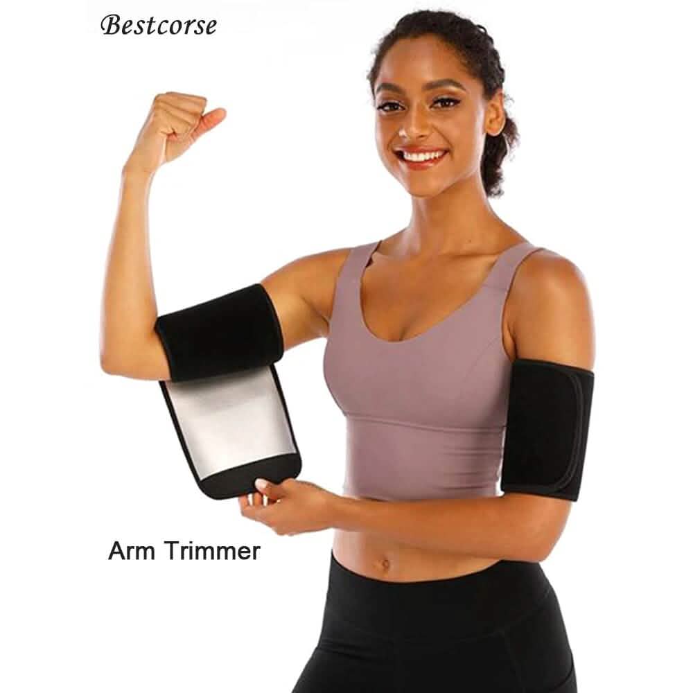 2-Pack: Slim Arm Trimmer Sauna Sweat Band For Women by DailySale
