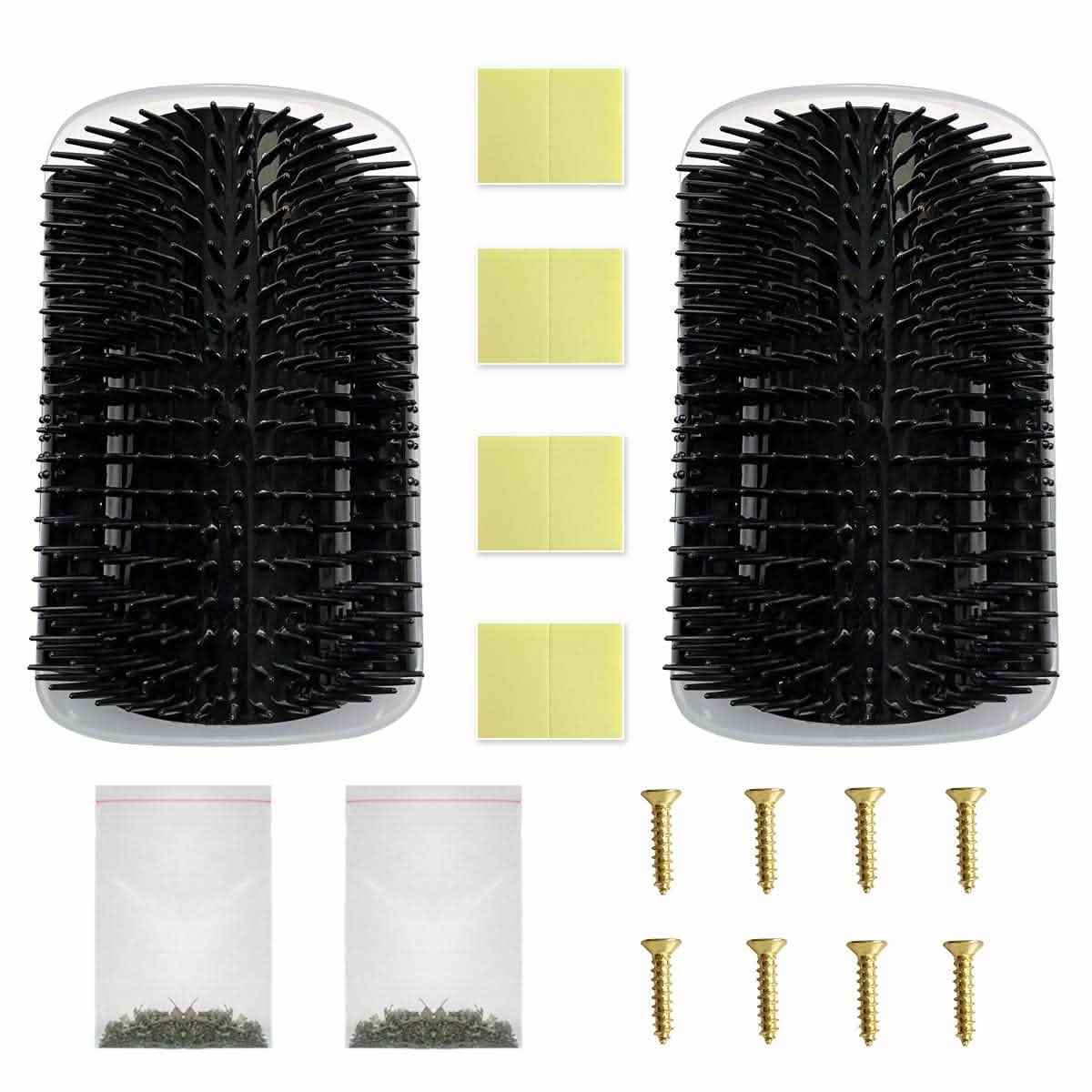 2-Pack: Soft Cat Corner Self Groomer Brush by DailySale