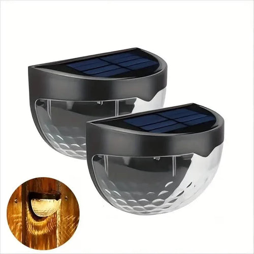 2-Pack: Solar Fence Deck and Wall Lights by DailySale