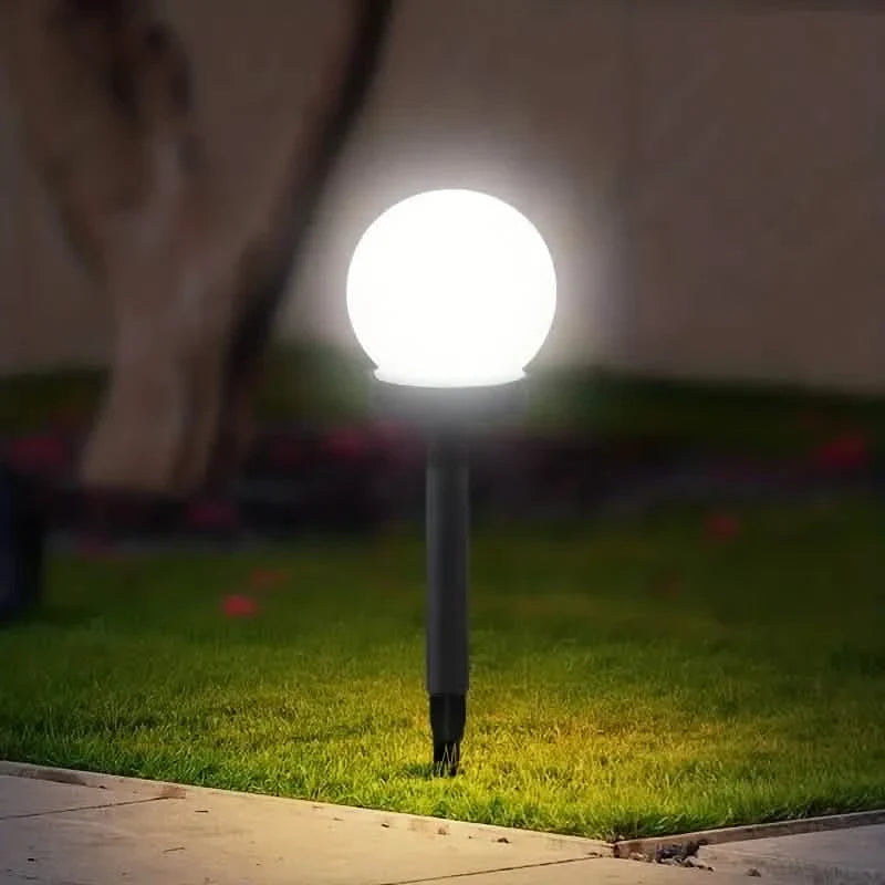 2-Pack: Solar LED Globe Powered Garden Light by DailySale