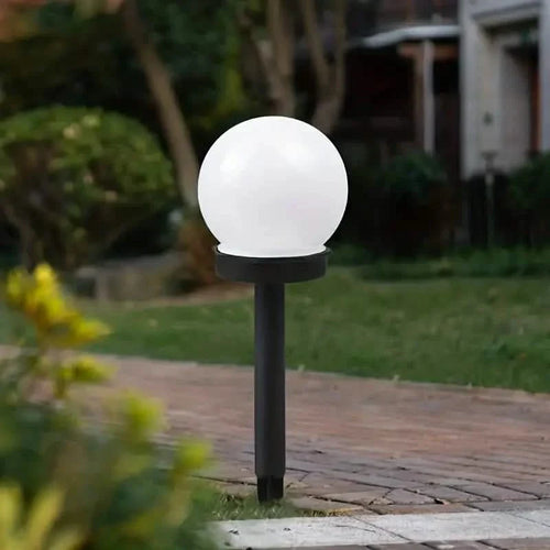 2-Pack: Solar LED Globe Powered Garden Light by DailySale