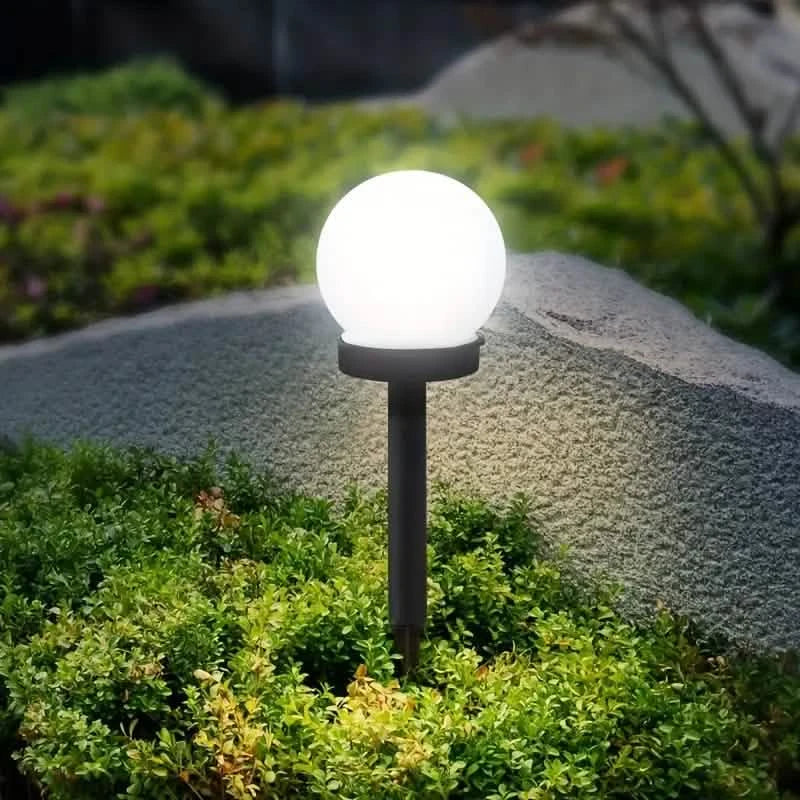 2-Pack: Solar LED Globe Powered Garden Light by DailySale
