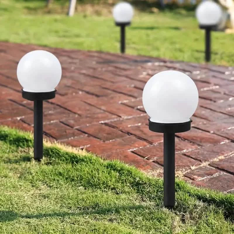 2-Pack: Solar LED Globe Powered Garden Light by DailySale