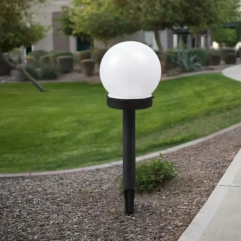 2-Pack: Solar LED Globe Powered Garden Light by DailySale