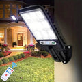 2-Pack: Solar Outdoor Security Street Lighting, 3 Modes With Wireless Motion Sensing and Remote Control by DailySale