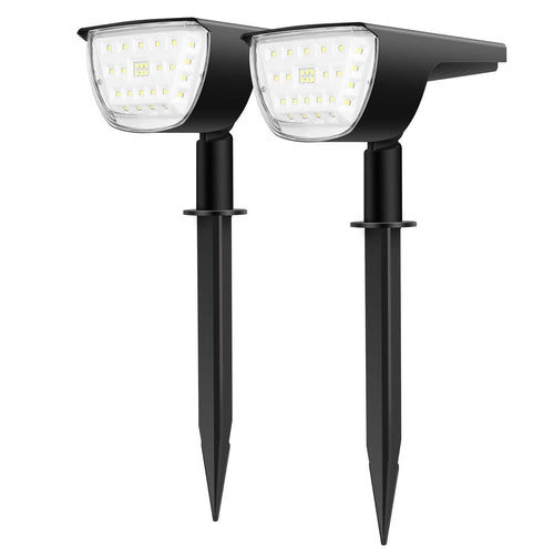 2-Pack: Solarek 32 LEDs Solar Landscape Spotlights by DailySale