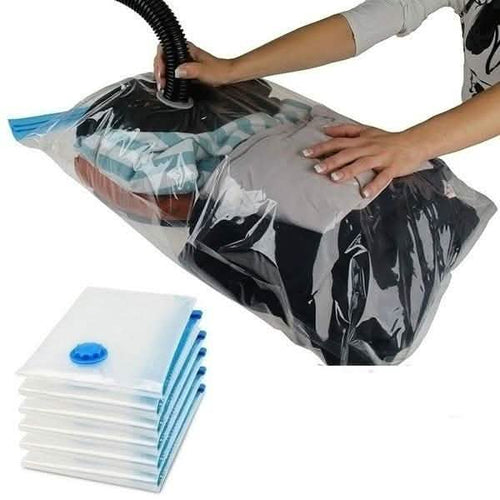 2-Pack: Space Saver Saving Storage Seal Vacuum Vac Bags by DailySale