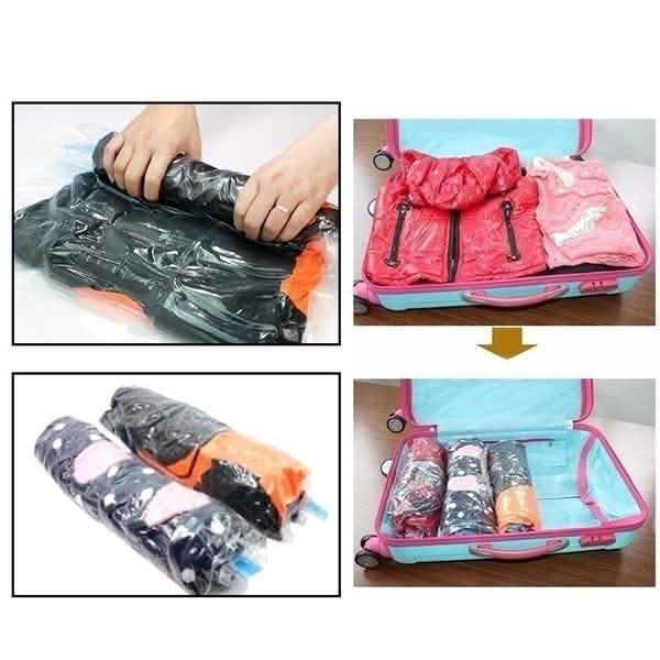 2-Pack: Space Saver Saving Storage Seal Vacuum Vac Bags by DailySale