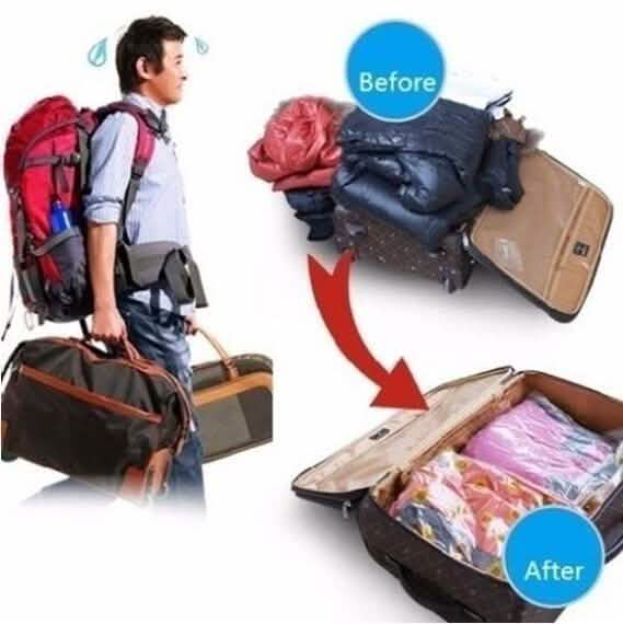 2-Pack: Space Saver Saving Storage Seal Vacuum Vac Bags by DailySale