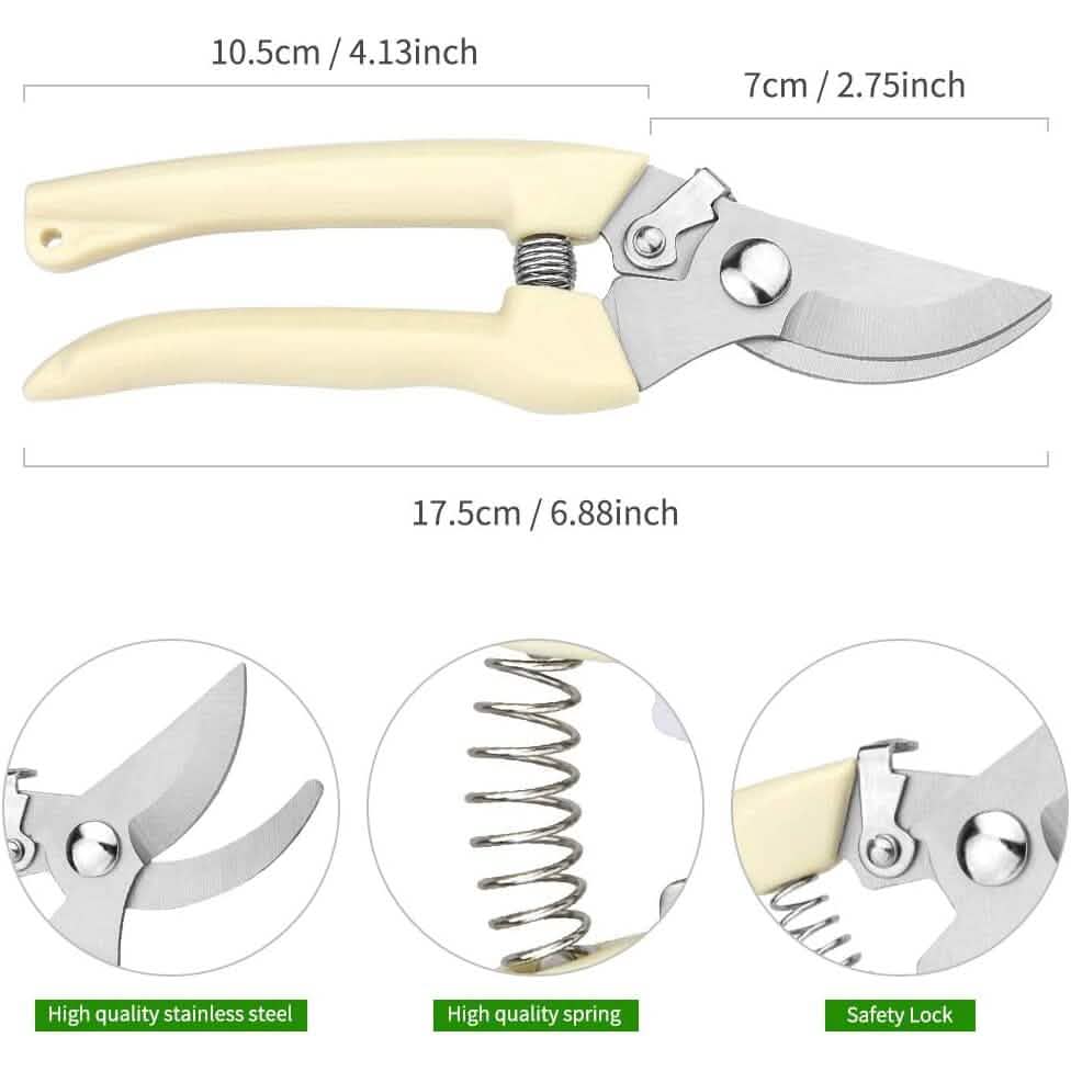 2-Pack: Stainless Steel Bypass Pruning Shears by DailySale