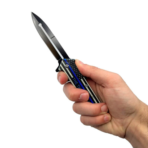 2-Pack: Stiletto Spring Assisted Steel Folding Knife by DailySale