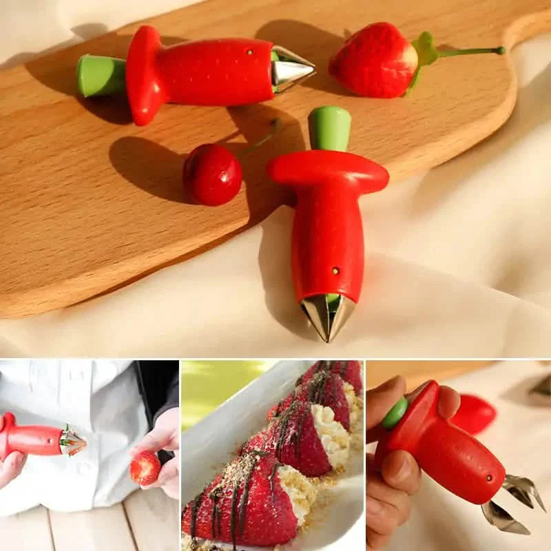 2-Pack: Strawberry Huller Stem Remover by DailySale