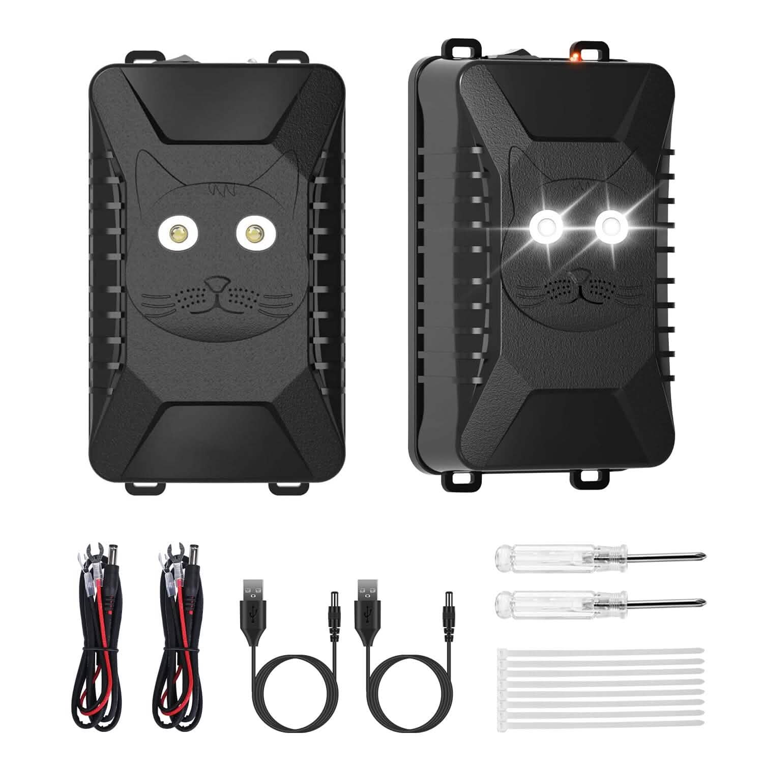 2-Pack: Under Hood Ultrasonic Repellent with 3 Power Supplies by DailySale