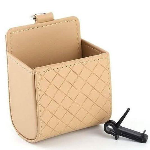 2-Pack: Universal Car Mobile Phone Bag PU Leather Car Auto Air Outlet Coin Bag Case by DailySale