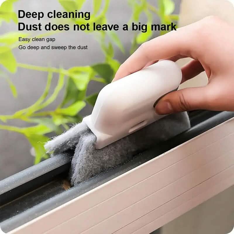 2-Pack: Universal Door and Window Track Cleaning Brush by DailySale