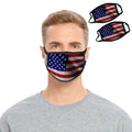 2-Pack: USA American Flag Reusable Washable Mask by DailySale