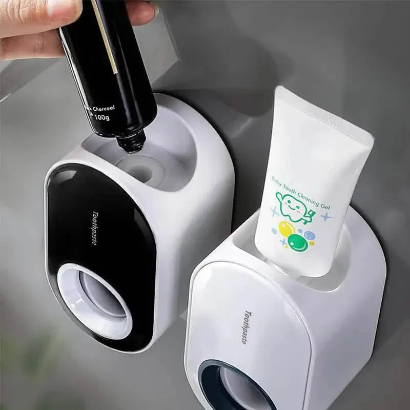 2-Pack: Wall-Mounted Automatic Toothpaste Dispenser by DailySale