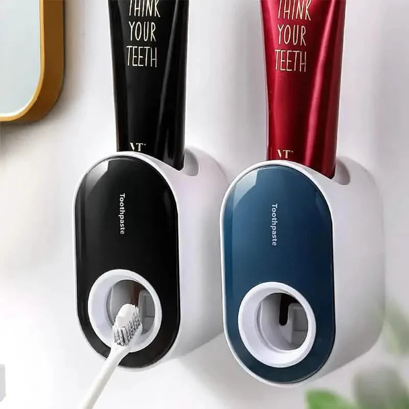 2-Pack: Wall-Mounted Automatic Toothpaste Dispenser by DailySale