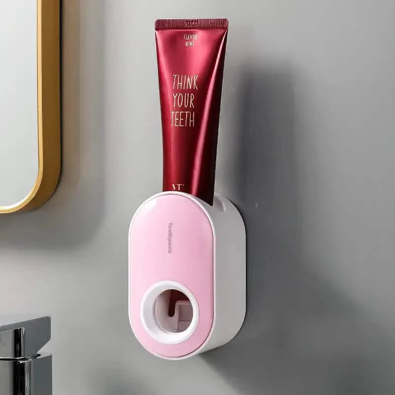 2-Pack: Wall-Mounted Automatic Toothpaste Dispenser by DailySale