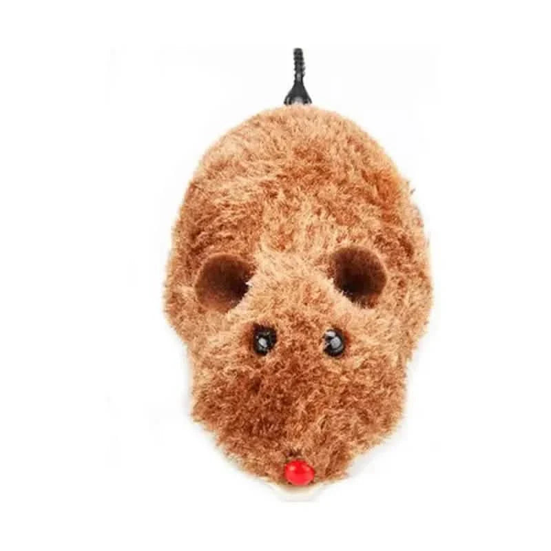 2-Pack: Wind Up Interactive Plush Mouse Toy by DailySale