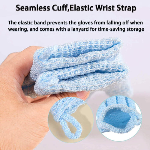 2-Pair: Exfoliating Bath Gloves by DailySale