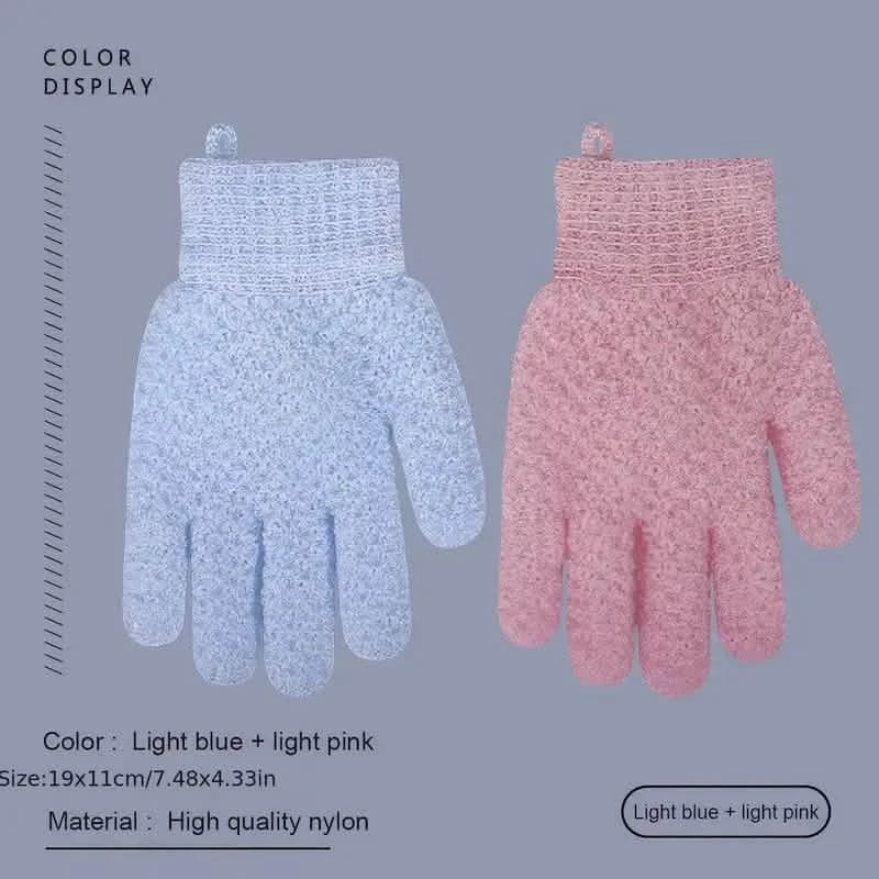 2-Pair: Exfoliating Bath Gloves by DailySale