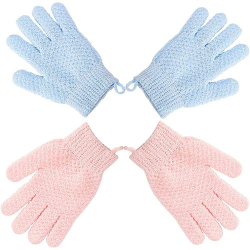 2-Pair: Exfoliating Bath Gloves by DailySale