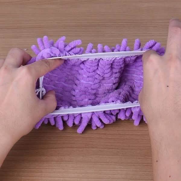 2-Pair: Multifunctional Mop Slipper Floor Polishing Cover Cleaner by DailySale