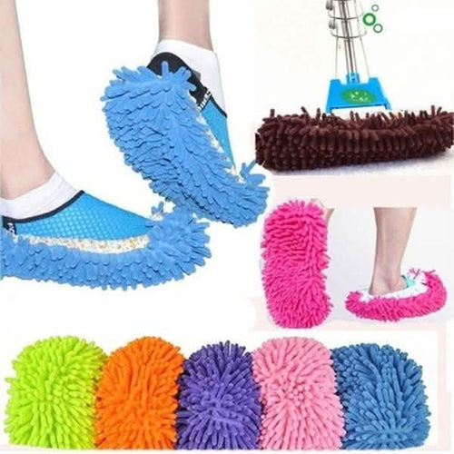 2-Pair: Multifunctional Mop Slipper Floor Polishing Cover Cleaner by DailySale
