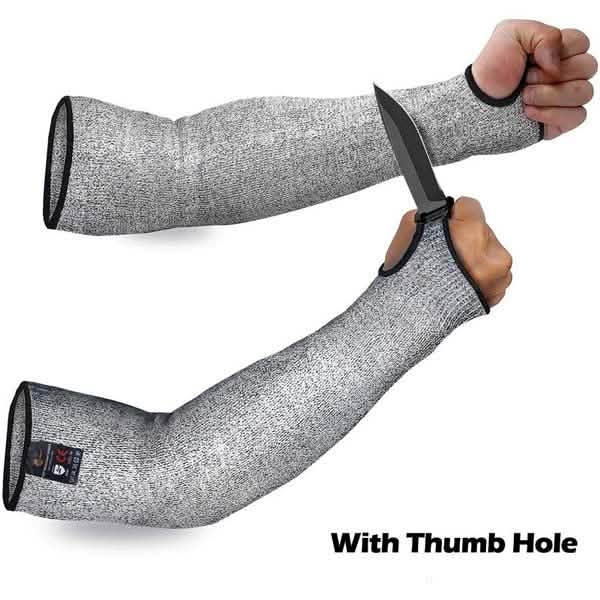 2-Pair: Safety Arm Sleeve Anti Cut Puncture Proof by DailySale