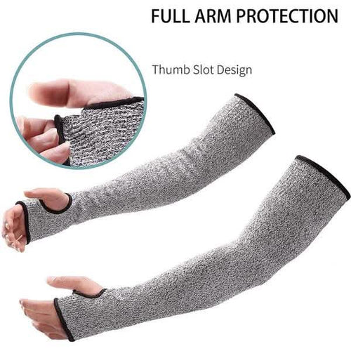 2-Pair: Safety Arm Sleeve Anti Cut Puncture Proof by DailySale