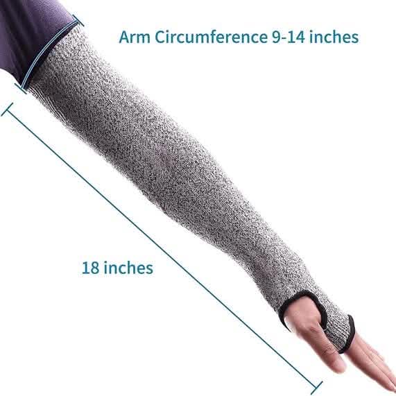 2-Pair: Safety Arm Sleeve Anti Cut Puncture Proof by DailySale