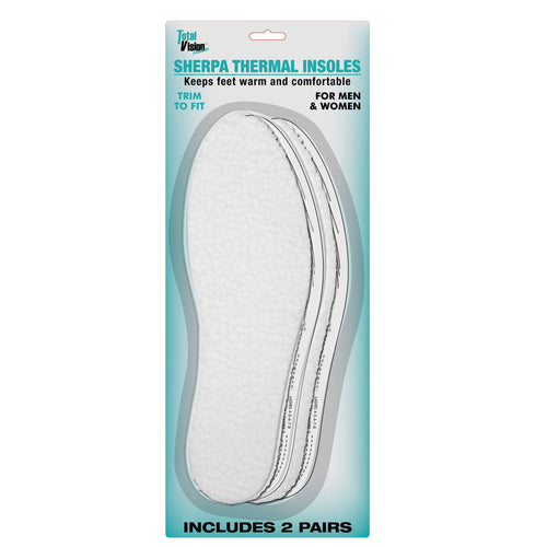 2-Pairs: Unisex Sherpa Thermal Insoles by DailySale