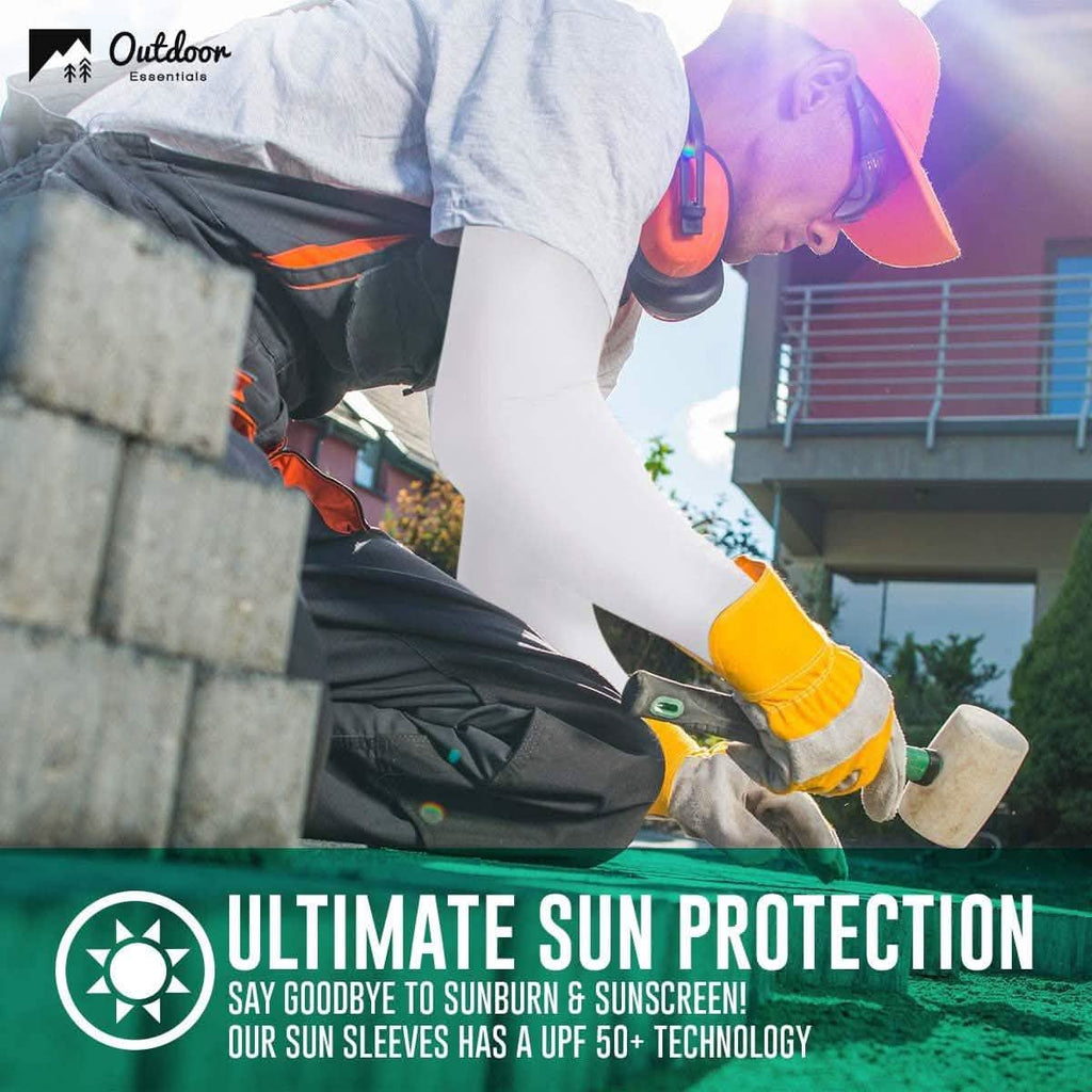 2-Pairs: UV Sun Protection Compression Arm Sleeves by DailySale