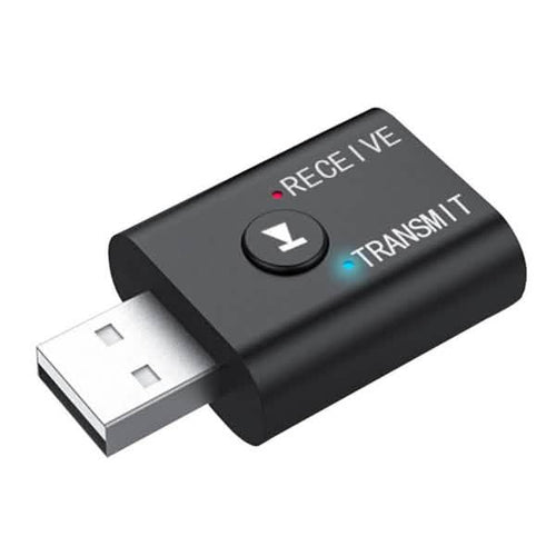 2-Piece: 2-in-1 USB Wireless Bluetooth Adapter 5.0 Transmitter by DailySale