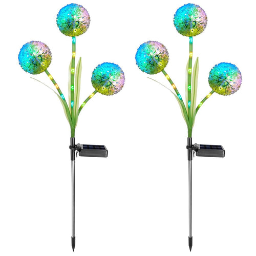 2-Piece: 36 LED Dandelion Solar Lights by DailySale