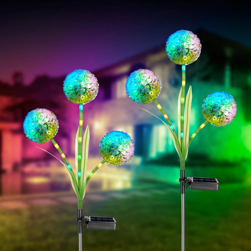 2-Piece: 36 LED Dandelion Solar Lights by DailySale
