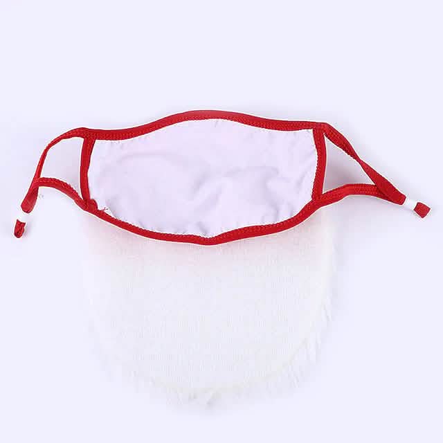 2-Piece: Adult Funny Cosplay Santa Claus Mask Face by DailySale