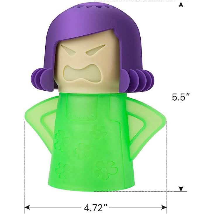 2-Piece: Angry Mama Microwave Steam Cleaner by DailySale
