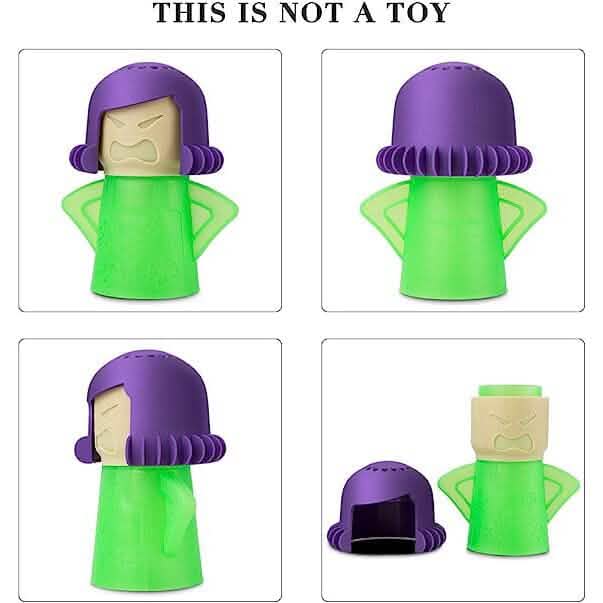 2-Piece: Angry Mama Microwave Steam Cleaner by DailySale