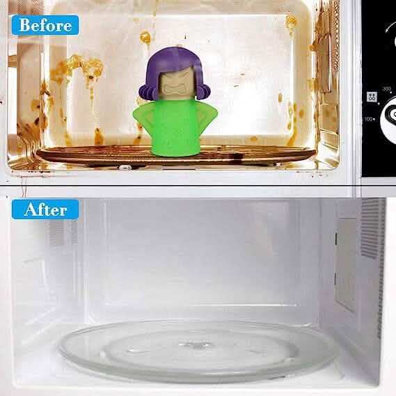 2-Piece: Angry Mama Microwave Steam Cleaner by DailySale