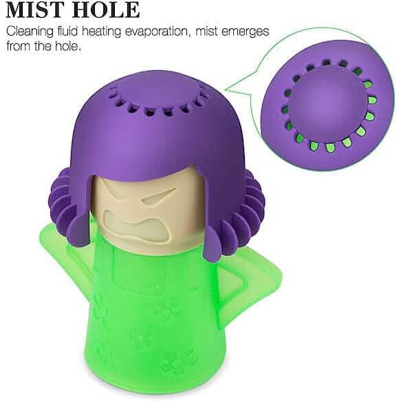 2-Piece: Angry Mama Microwave Steam Cleaner by DailySale