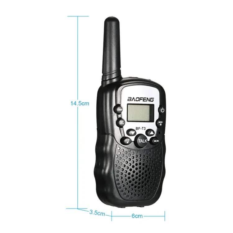2-Piece: Baofeng BF-T3 Radio Walkie Talkie by DailySale
