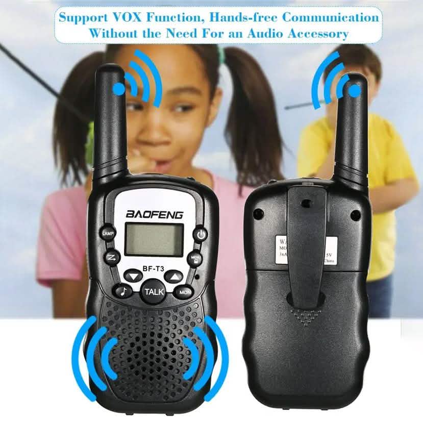 2-Piece: Baofeng BF-T3 Radio Walkie Talkie by DailySale
