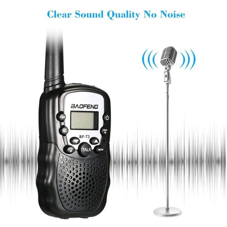 2-Piece: Baofeng BF-T3 Radio Walkie Talkie by DailySale