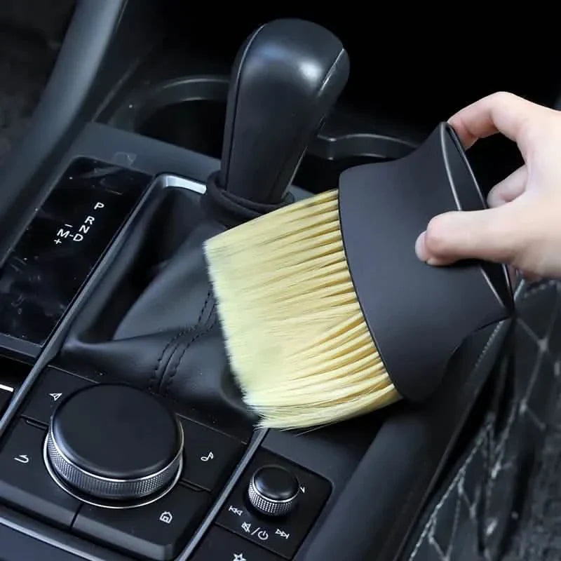 2-Piece: Car Interior Sweeping Dust Soft Brush Car Wash Tool by DailySale