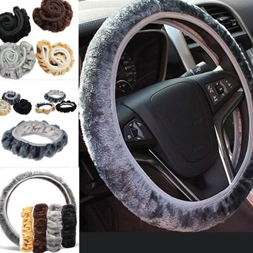 2-Piece: Car Steering Wheel Cover by DailySale